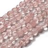 Natural Rose Quartz(Dyed & Heated) Beads Strands G-P497-01E-79A-1