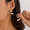 Iron with CCB Plastic Stud Earrings FS-WGB9117-04-1