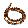 Natural Wood Lace Stone Beads Strands G-B128-A04-02-5