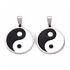 201 Stainless Steel Enamel Pendants STAS-S110-077A-1