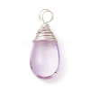 Glass Pendants PALLOY-JF03248-02-3