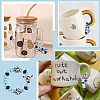 DIY Cattle Silicone Wine Glass Charm Decoration Making Kit DIY-SC0025-43-5
