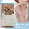 100Pcs Transparent Acrylic Beads TACR-SP0001-24-5