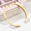 304 Stainless Steel Rhinestone Bangles for Women BJEW-Z092-07G-4