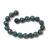Natural Pyrite Beads Strands G-K181-K02-5