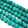 Natural Howlite Round Beads Strands X-TURQ-L020-4mm-02-1