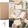 Square Wooden Stamps DIY-WH0546-004-5