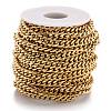 304 Stainless Steel Cuban Link Chain STAS-B019-02A-G-3