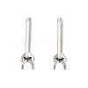 304 Stainless Steel Stud Earring Findings STAS-B091-02A-01P-1