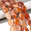 Natural Striped Agate/Banded Agate Beads Strands G-Q182-01D-2