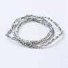 Electroplate Glass Beads Strands LS-EGLA-F121-HP-A02-2