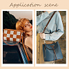   4Pcs 2 Colors PU Leather Knitting Bag Handle PURS-PH0001-11-3