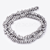 Electroplate Non-magnetic Synthetic Hematite Beads Strands G-P367-H-05-1