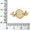 Rack Plating Brass Micro Pave Clear Cubic Zirconia Rhombus Links Connector Charms KK-K385-105G-4