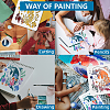 MAYJOYDIY US 1Pc PET Hollow Out Drawing Painting Stencils DIY-MA0004-87A-6