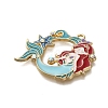 Alloy Enamel Pendants ENAM-S021-01G-B-2