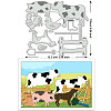 Farm Theme Carbon Steel Cutting Dies Stencils DIY-WH0309-1907-2