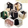 CHGCRAFT 2Pcs 2 Style CCB Plastic Rectangle Cross Chain Bag Straps AJEW-CA0003-30-7