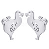 316L Stainless Steel Stud Earrings for Women FIND-PW0024-34B-1