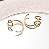 304 Stainless Steel Heart Hoop Nose Rings AJEW-A062-06G-2