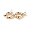 Eco-friendly Brass Spring Ring Clasps X-KK-D082-01B-G-2
