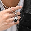 Stainless Steel Halloween Skull Pendant Box Chain Necklaces for Men PW-WGF912C-01-4