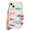 Colorful Clouds TPU Plastic Mobile Phone Cover PW-WGA90A0-03-3