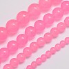 Natural & Dyed Malaysia Jade Bead Strands G-A146-6mm-A08-3