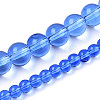 Transparent Glass Beads Strands GLAA-T032-T10mm-04-1-4