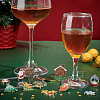 SUNNYCLUE DIY Christmas Wine Glass Charm Making Kits DIY-SC0018-88-5