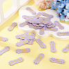 40Pcs PU Leather Craft Label Tags DIY-TADJ0001-22A-4