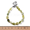 Natural Xiuyan Jade Beaded Bracelets for Women G-P563-07P-09-5