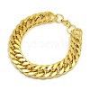 Fashionable 304 Stainless Steel Cuban Link Chain Bracelets STAS-A028-B065-2