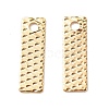 Brass Pendants KK-F831-023A-G-RS-2