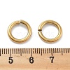 Ion Plating(IP) 304 Stainless Steel Open Jump Rings STAS-M081-02G-04-3