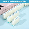 CHGCRAFT 2 Sets 2 Styles DIY Scrapbooking Plastic with Rubber Stamp Sets AJEW-CA0004-31B-4