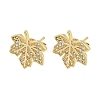 Brass Micro Pave Cubic Zirconia Ear Studs EJEW-P261-28A-G-1