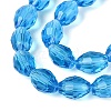 Transparent Glass Beads Strands GLAA-N071-01A-A12-3