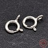 925 Sterling Silver Spring Ring Clasps STER-F014-06H-3