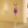 Natural Agate & Crystal Suncatcher PW-WG49912-05-1