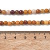 Round Natural Mookaite Gemstone Bead Strands G-J333-06-4mm-7