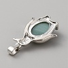 Natural Green Agate Pendants G-WH0021-58G-2
