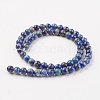 Natural Lapis Lazuli Beads Strands G-G099-8mm-7A-2