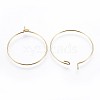 316 Surgical Stainless Steel Hoop Earring Findings LS-X-STAS-P221-01B-G-2