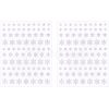 Women's PET Plastic Self Adhesive Face Glitter Stickers for Makeup DIY-OC0009-95B-1