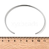 304 Stainless Steel Cuff Bangles BJEW-D388-01B-P-5