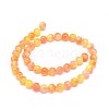 Natural Dyed Jade Beads Strands G-F601-A21-2