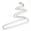 Iron Rolo Chains Necklace Making MAK-R017-75cm-P-2