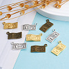 Beadthoven 60Pcs 3 Colors Zinc Alloy Pendants FIND-BT0001-03-4