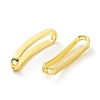 Rack Plating Brass Connector Charms KK-C008-11G-1